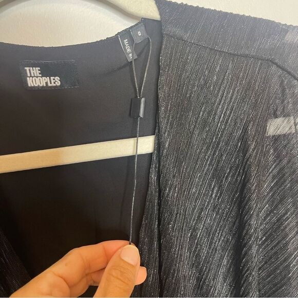 $265 The Kooples V-Neck Woven Maxi Dress NWOT Size XS - Picture 13 of 15